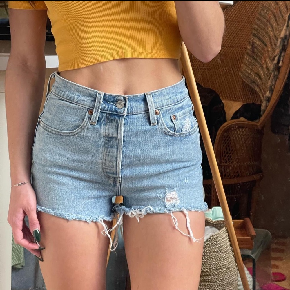 Levi denim shorts